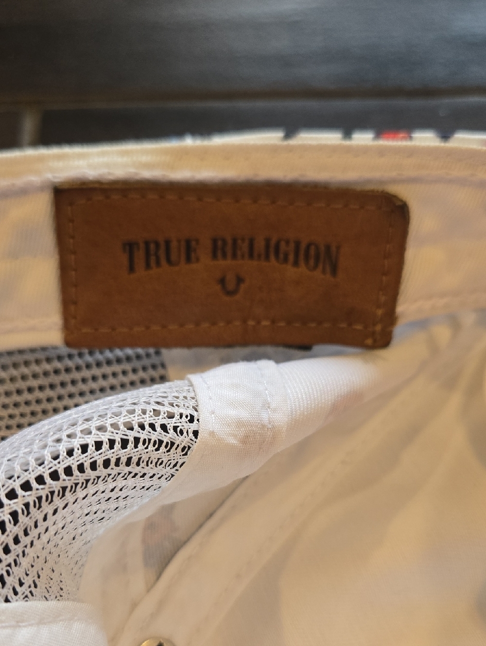 True Religion White Floral Baseball Cap - Picture 2 of 8